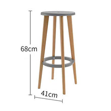 LXYPLM Sgabello Sedie Bar Barstools Sedute for sedie da Bar Rotonde in Legno massello, bancone con sgabelli da Bar for la Colazione Creativa for caffè da casa Arredo Bar Cucina