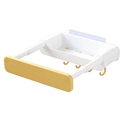 Gelentea - Supporto per lavabo a scomparsa per bagno, cucina, bagno, casa Giallo