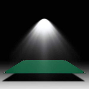 MTYLX Telo Multiuso per Esterni, Telo Impermeabile Resistente, Materiale Spesso Verde per Grande Tenda a Baldacchino, Barca, Copertura per Piscina 650G / M²,5X6M,5X6M