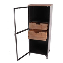 Socadis - Mobile alto in legno e metallo, 2 cassetti Master