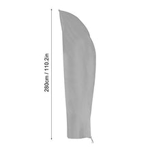 JULYKAI Copertura per ombrellone, Resistenti ombrelloni Impermeabili Oxford, Copertura per ombrellone da Giardino, Regolabile per Esterni per la casa(Gray)