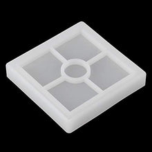 Rockyin Tazza di tè del Silicone sottobicchiere Muffa DIY Flessibile Bowl Mat Photo Frame Mould (Piazza)