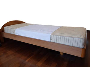 SALVA MATERASSO -Letto Singolo (cm. 90 x 140)- Traversa Assorbente per Incontinenza in Spugna di Cotone e PVC, Telo Protettivo Lavabile per Incontinenti, Protezione Impermeabile per Letto e Materasso
