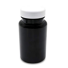 Contenitore rotondo per pillole in plastica da 100 ml, con coperchio, per medicine, tablet, capsule, dispenser per pillole (marrone scuro/nero), 6 pezzi