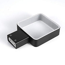 JKCKHA Northern Europe. Bella Quadrato Nero Piatto di Sapone e Stare Moderna in Acciaio Inossidabile 1pc - Bathroom Wall Hanging Multifunzione