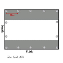 YJFENG Robusto Impermeabile Telone Tendalino, Pannello Laterale della Tenda con Occhielli, PVC Trasparente Cucitura Tela Rivestita Verde, per Terrazze Giardino (Color : Clear-Green, Size : 3.7X3M)
