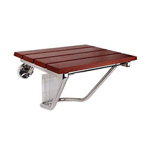 ZHJFDJ Accessori da Bagno - Pieghevole Solido Muro Sedile Doccia in Legno a Parete Sgabello for Anziani Donna Incinta Pieghevole in Legno Sgabello Cambiare Le Scarpe Pesanti antislittamento - Load-b