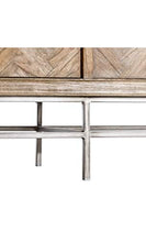 DenZZO - Cassettiera in legno di Mindi naturale, manici originali Cosy