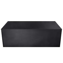 HUACHENG Copertura Antipolvere per mobili in Tessuto Oxford di Dimensioni Generali per   Sedia da Tavolo in Rattan, Divano, Copertura Protettiva per Patio da Giardino Antipioggia, Nero, 250X200X80cm