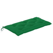 vidaXL Cuscino per Panca da Giardino Bianco Crema 100x50x7 cm Tessuto