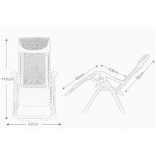 SHANCL Sedia da Giardino Pieghevole Multifunzionale for Sedie da Spiaggia All'aperto