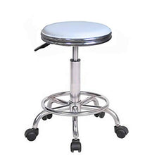 XZGang Sgabello con le rotelle, Altezza regolabile 45-60cm rotonda Sgabello casa camera da letto Mobili Cucina Parrucchiere Ascensore Sgabello di facile manutenzione Superficie soggiorno Crea vita sem