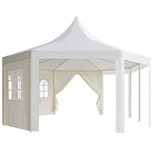 vidaXL Gazebo 834x448x320 cm Bianco Tenda da Party Giardino Tendone per Feste
