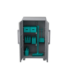 Terry 1 Armadio Multifunzionale Alto, da Esterno Interno, Due Ante, grigio, 78 x 43.6 x 143 cm