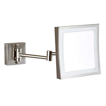 HXYSJ Specchio ingranditore a Parete, Specchio di Illuminazione a LED,   Specchio cosmetico allungabile su Un Lato, 3X Specchio di ingrandimento, for Il Bagno, Piazza Moda