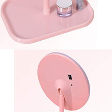 Specchio da trucco a LED con luce Desktop Desktop Vanity Specchio ricaricabile Specchio luce Xuan - vale la pena avere (Colore: A, Dimensioni: -)