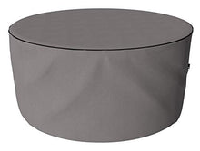 SORARA Copertura Protettiva per Tavolo Rotondo e Set Sedia | Grigio | Ø 203 x 90 cm | Idrorepellente