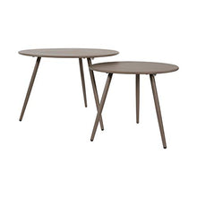 Elegante tavolino da Giardino - Taupe - Moderna Taupe / 41x60cm (HxDm)
