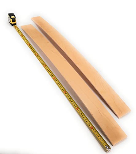 2 Listelli di ricambio In Faggio su misura RINFORZATE (6,7 x 