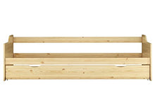 Erst-Holz Letto-Divano Letto 90x200 in Pino con cassettone Letto e doghe rigide 60.34-09