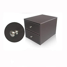 MAATCHH Armadi File Coffe File Desktop Gabinetto PU in Pelle Storage Box A4 File Rack Desk Cosmesi Documenti organizzatore Desktop gabinetto Carta Attrezzature da Ufficio Desktop