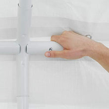 TecTake 403260 Gazebo da Giardino, 100% Impermeabile, Resistente ai Raggi UV, Quattro Elementi Laterali, 600x400x315cm, Bianco