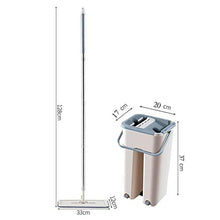 SSAYY Mop Mocio per Pulizia Mop per Lavaggio A Mano Non Piatto Mop per Pavimenti in Legno Mop per La Pulizia della Casa