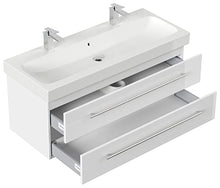 emotion ICON120CM000101DE - Lavabo con mobiletto, in Legno, 120 x 45 x 46,6 cm, Colore: Bianco Lucido