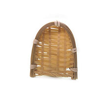 EXCEART 1:12 Mini Cesto di bambù Fai da Te in Miniatura Accessori Casa delle Bambole Polvere-Pan Ornamento Gioco Casa Giocattolo per Ragazze Bambini Bambini