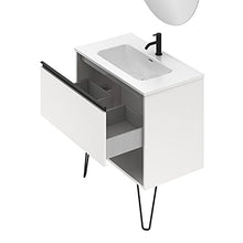 Amizuva Yoko Mobile da bagno, in legno, 80 cm, 3 pezzi