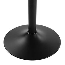 Versa Zena Sgabello Alto da Bar, Rotante, Misure (A x L x l) 81,5 x 35 x 35 cm, Acciaio, Color Nero