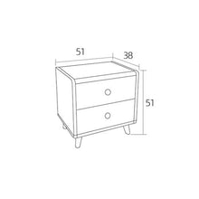 Comodino Moderno Semplice, Mini Armadio in Stile Nordico Armadietto di stoccaggio Spaziale Divano di stoccaggio Laterale Armadio carico 300 kg-61x38x42 cm FANJIANI