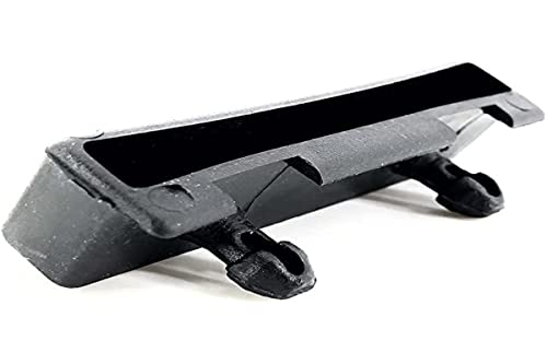 Cortassa Innesti A Cappuccio in Plastica MOD. 17-Porta Listello – Ricambio per Doghe (Kit 14 Pz), Nero, Completo