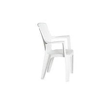 Progarden 87100 Eden Sedie di plastica Pieno/Retro Intrecciato, Bianco