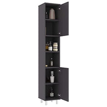 vidaXL Armadio da Bagno Bianco 30x30x179 cm in Truciolato