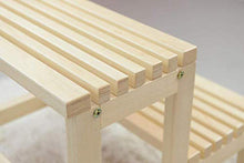 QIQIDEDIAN - Scaletta in legno massiccio, sgabello multifunzione, sgabelli da bagno, sgabelli