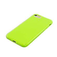 CrazyLemon Custodia per iPhone 6 Plus iPhone 6S Plus Cover, Custodia protettiva antiurto in silicone morbido con design morbido in gel tinta unita - Verde