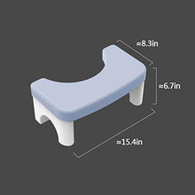 LZL Sgabello WC Multi-Funzione Antiscivolo vasino vasino Bagno Bagno Sgabello Sgabello Uso in Qualsiasi Bagno Vasino Tozzo (Color : White, Dimensione : Conventional)