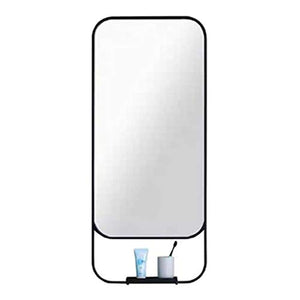 Bathroom mirror JWZQ Specchio a Parete per Bagno,Specchio Cosmetico,Specchio a Parete Rettangolare in Vetro per Parete per Arredamento Bagno