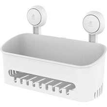 U-A Doccia Caddy Ventosa Doccia Shelf Nessuna Perforazione Heavy Duty Max Hold 10 kg Doccia Carrello di aspirazione Shampoo Supporto per Bagno Cucina Doccia Tidy Organizer