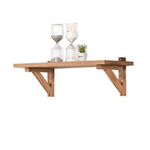 Elegante Semplicità Scaffale a Muro Scaffalature Sospese Scaffali in Legno Massello Camera da Letto, 40 cm / 60 cm / 80 cm / 100 cm / 120 cm, HJJ,