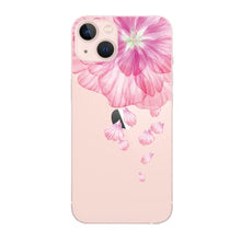 CrazyLemon Custodia in silicone per iPhone 11 Pro Max, custodia in gel di silicone TPU trasparente trasparente Bumper protettivo ultra sottile Bumper antiurto - Fiore rosa
