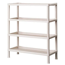 LYM &ripiano di stoccaggio 4 Strati scaffalature di stoccaggio, Cucina Bagno Multifunzionale Rack di stoccaggio di stoccaggio Spice Rack Scaffale di Finitura