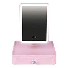 Specchio Il Trucco, Specchio Trucco a LED Portatile Specchio Specchio riempimento Specchio vanità Illuminato Desktop Specchio Bellezza Specchio cosmetico Semplice Trucco, rasatura e Cura del Viso
