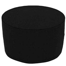 YULIAN Mobili da Giardino Coprisedili Impermeabili 250x110cm, terrazza Durable Tarpauline Mobili Cover con Impermeabile, Protezione antispusto per Esterni e Sedia, Rotondo, Nero, 25 dimensi.