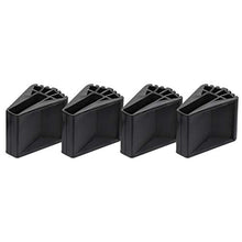 Yardwe 4Pcs Antiscivolo Piedini in Gomma di Ricambio Scala Scala a Pioli Piedi Tappetino Piede per Scaletta Scaletta di Estensione Ricambi Accessori di Ricambio Nero
