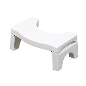 MGMDIAN Sgabello WC - Sgabello con piedistallo Sgabello toeletta in plastica Sgabello da Bagno Sgabello Pieghevole - Sgabello Tozzo Accessori da Bagno