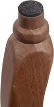 CLP Sgabello Capitonné Brest in Tessuto E Legno di caucciù I Panchetta Fondo Letto Chesterfield, Colore:Crema, Colore del Telaio:Antico Chiaro