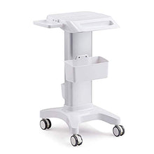 DHR- Carrello pratico- Carrello medico resistente con le ruote, carrello bianco di rotolamento for la STAZIONE TERMALE dei capelli del salone di bellezza, tabella dello strumento di bellezza Bagagli s