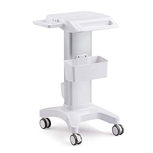 DHR- Carrello pratico- Carrello medico resistente con le ruote, carrello bianco di rotolamento for la STAZIONE TERMALE dei capelli del salone di bellezza, tabella dello strumento di bellezza Bagagli s